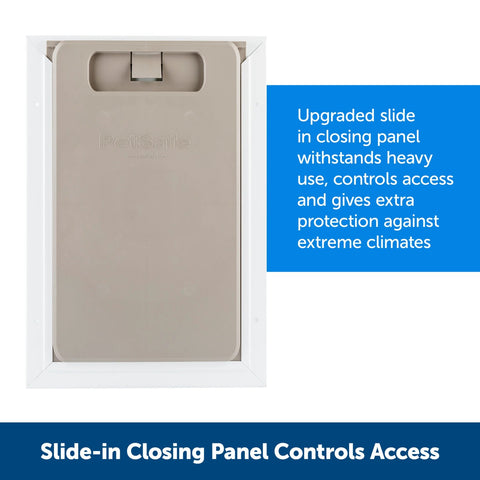 PetSafe ZPA19-16853 Extreme Weather Aluminum Pet Door Medium Closing Panel