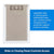 PetSafe ZPA19-16855 Extreme Weather Aluminum Pet Door Extra Large Closing Panel