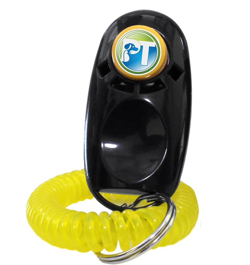 Bundle of 2 - Pro Educator PE-900 Remote Dog Training Collar Black by E-Collar Technologies with PetsTEK Clicker-zoom-