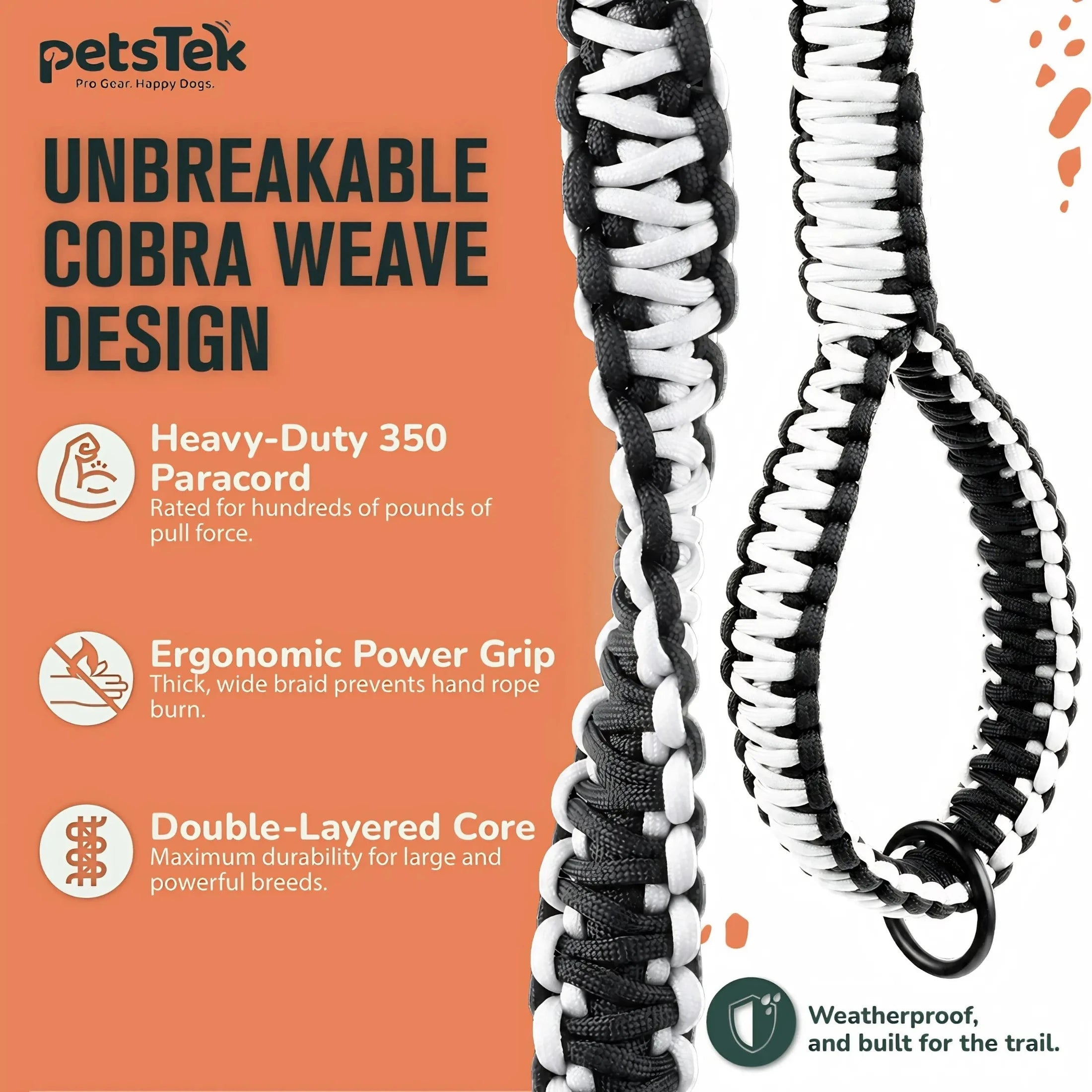 petstek.myshopify.com PetsTEK Heavy Duty Dog Leash For Large Dogs  PetsTEK