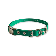 E-Collar Technologies 3/4" Quick Snap Biothane Collar in Green