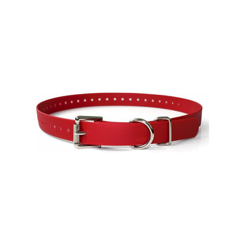 E-Collar Technologies 3/4" x 22.5" Biothane Strap in Red