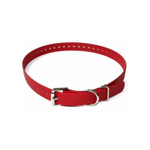 E_Collar Technologies 1" x 22" Biothane Strap in Red