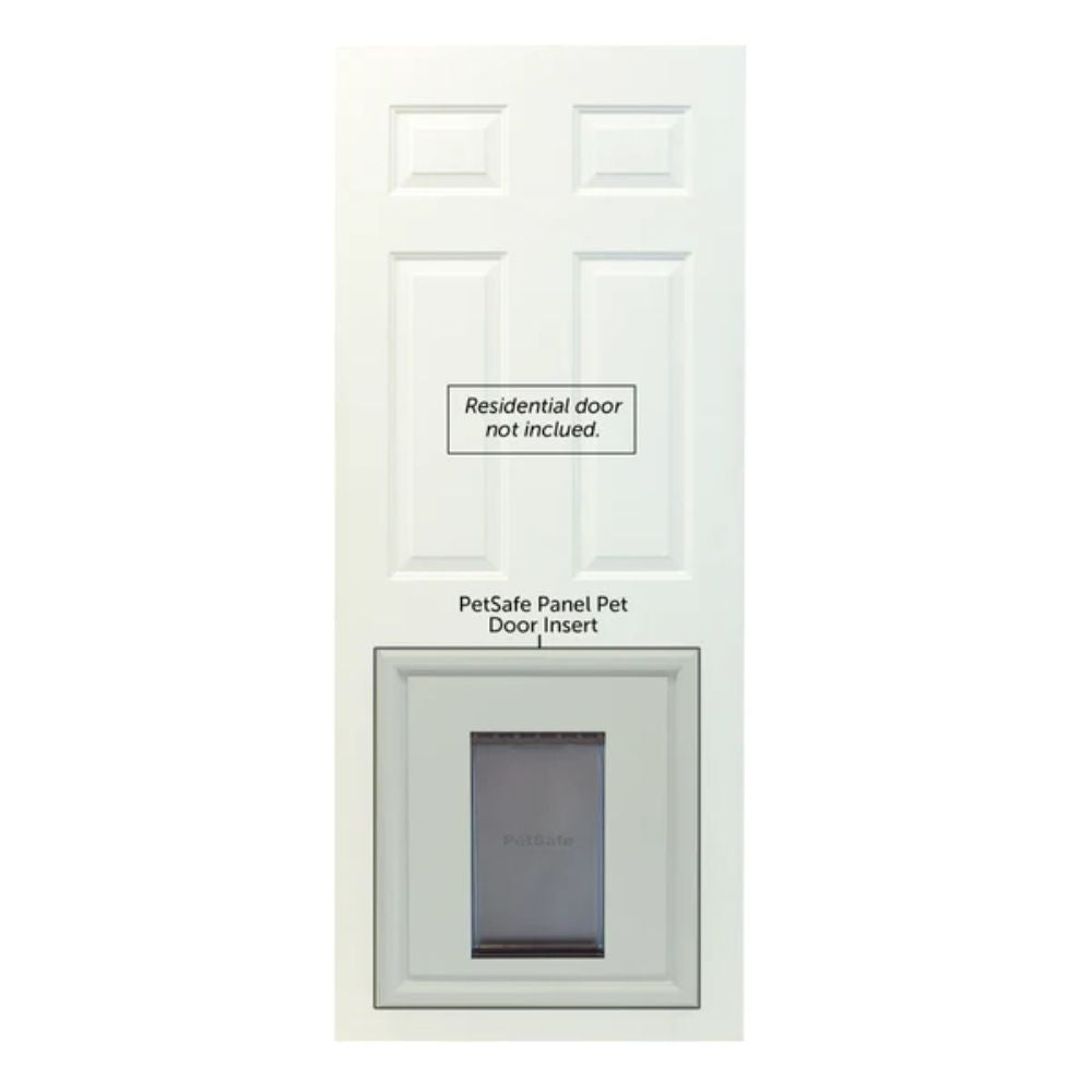 Standard Door with the PetSafe RPA00-12116 Panel Pet Door Insert