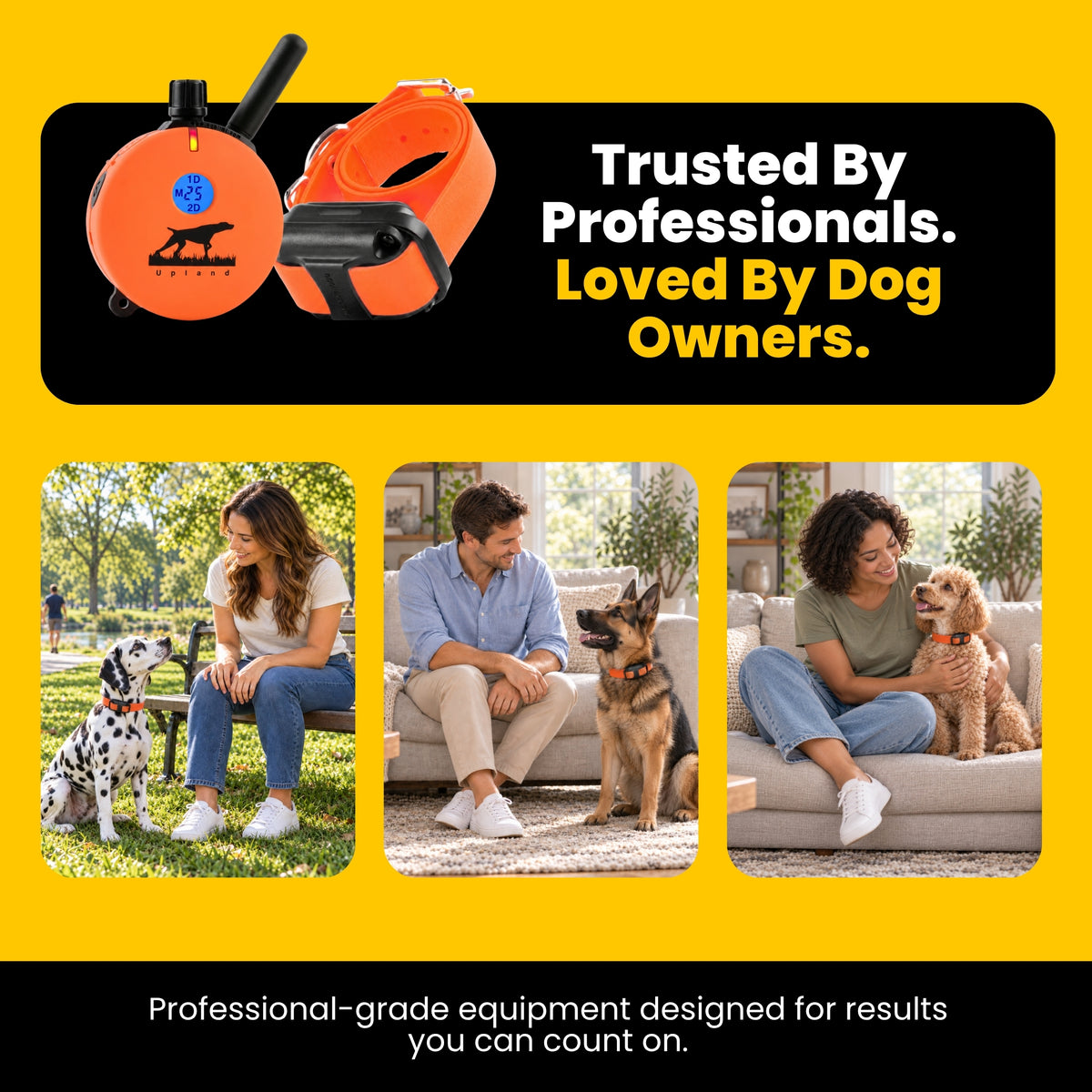 Upland Educator UL-1202 Remote Dog Training Collar Orange by E-Collar Technologies