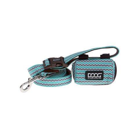 DOOG Walkie Pouch in Brown and Blue