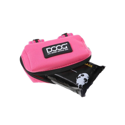 DOOG Walkie Pouch in Pink with Poop Bag