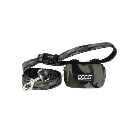 DOOG Walkie Pouch in Camo with Leash