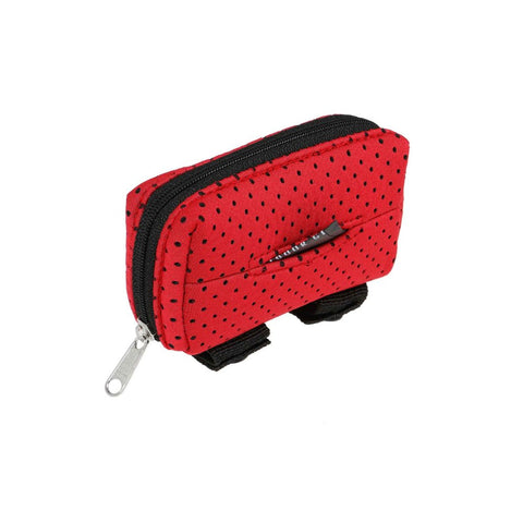 DOOG Neoprene Walkie Pouch in Red - Back Side