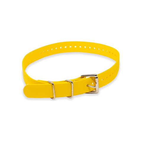 E_Collar Technologies 1" x 22" Biothane Strap in Yellow