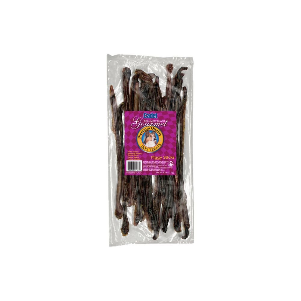 Cadet-Cadet - Piggy Sticks 8 ounces - Large - Dog Treats