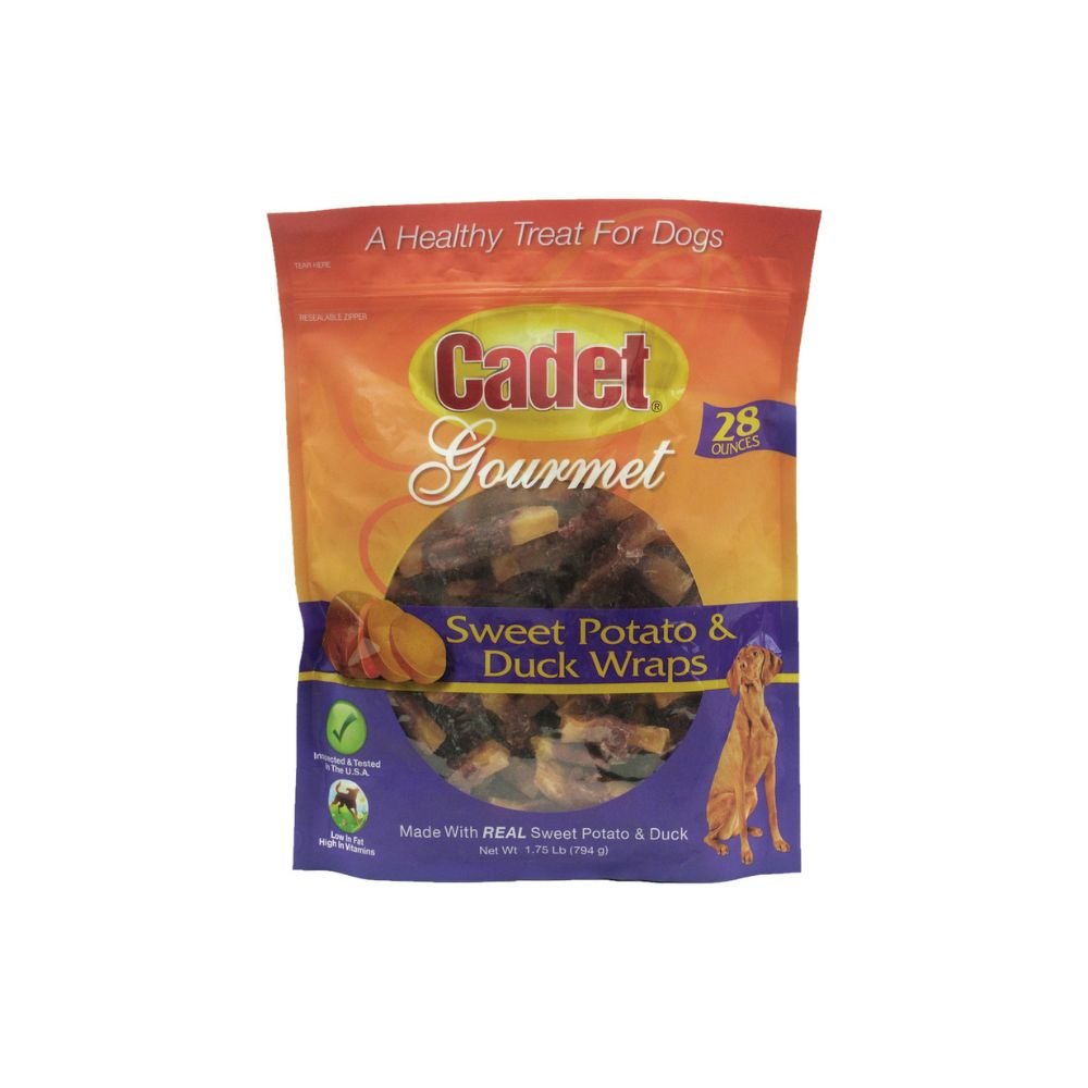 Cadet-Cadet - Premium Gourmet Duck and Sweet Potato Wraps Treats - 28 ounces - Dog Treats