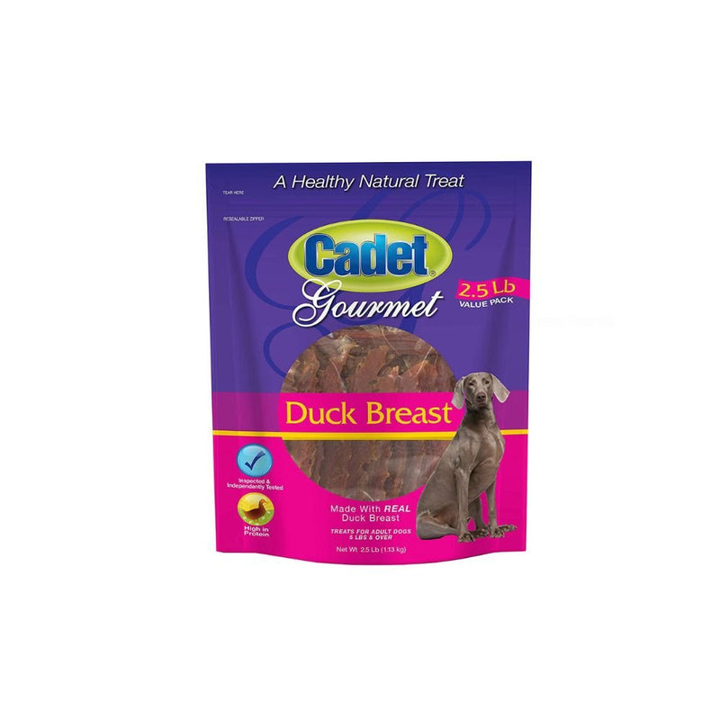 Cadet - Premium Gourmet Duck Breast Treats - 2.5 pounds - Dog Treats-zoom-