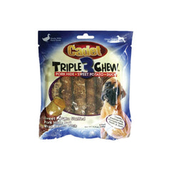 Cadet-Cadet - Triple Chew Treat Duck and Sweet Potato - 6 pack - Dog Treats
