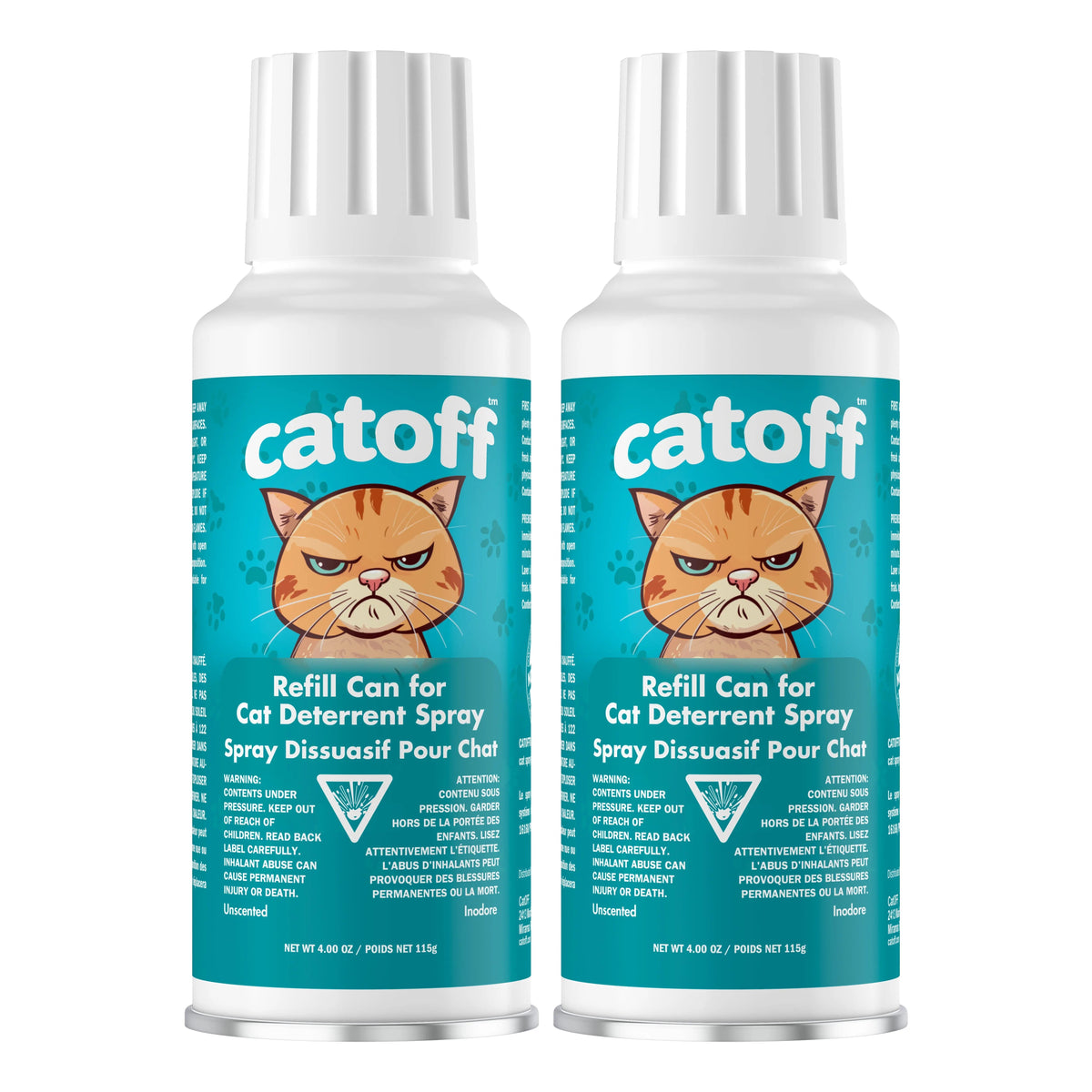 CatOff-CatOff™ Cat Deterrent Spray Refill Can 115ml