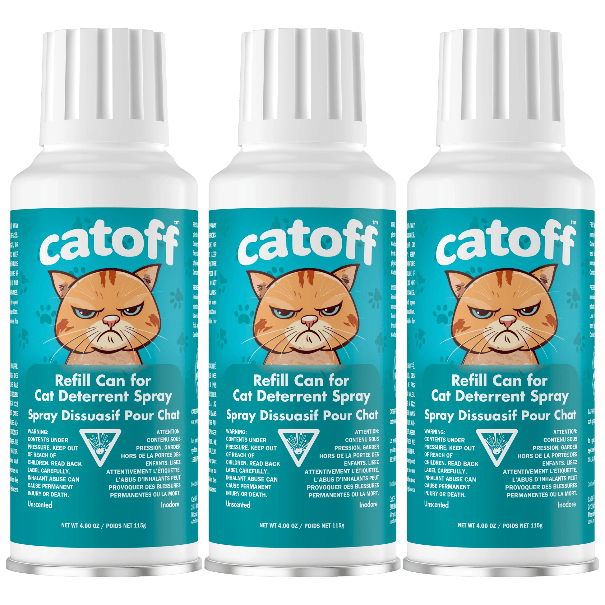 CatOff-CatOff™ Cat Deterrent Spray Refill Can 115ml