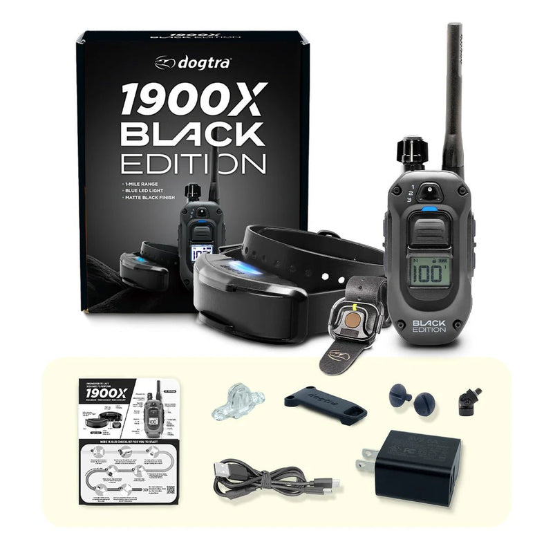 Dogtra 1900X Black Edition - 1 Mile - Remote Training E-Collar-zoom-