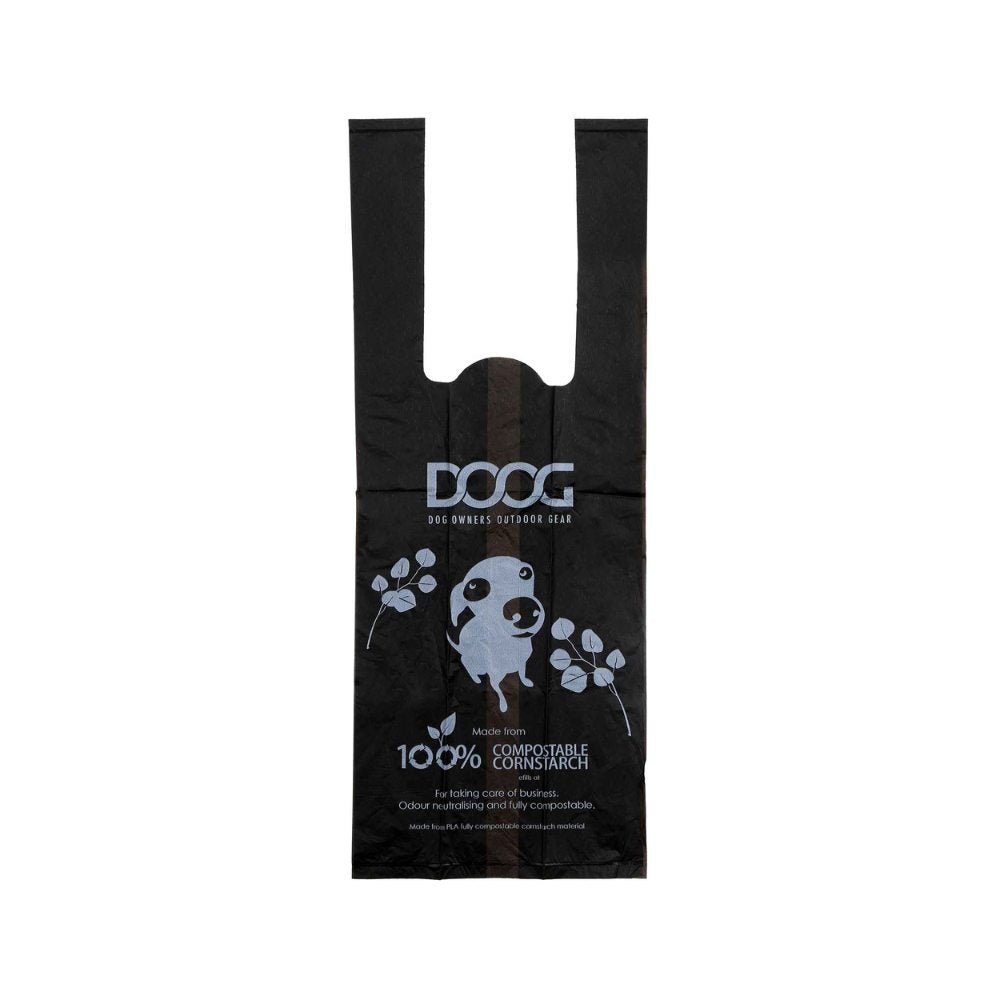 DOOG-DOOG - Compostable Pick Up Bags - 45-Count, Black - Waste Management