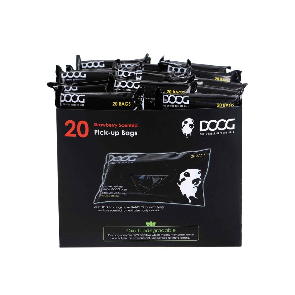 DOOG-DOOG - Pick Up Bags - 600-Count, Black - Waste Management