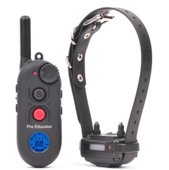 E-Collar Technologies-Bundle of 2 - Pro Educator PE-900 Remote Dog Training Collar Black by E-Collar Technologies with PetsTEK Clicker