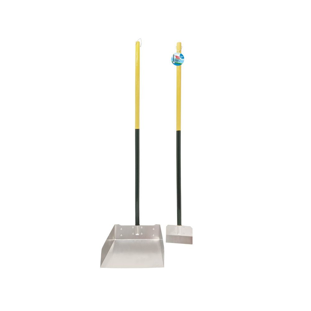 Four Paws-Four Paws - Dog Spade Set Large - Green/Yellow - Waste Management