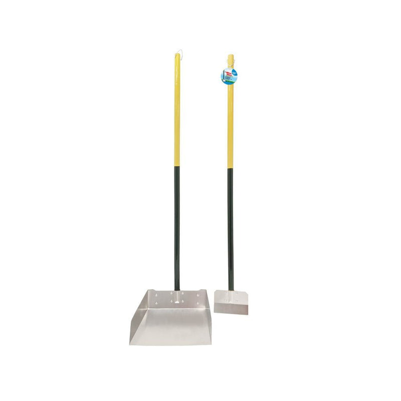 Four Paws - Dog Spade Set Large - Green/Yellow - Waste Management-zoom-