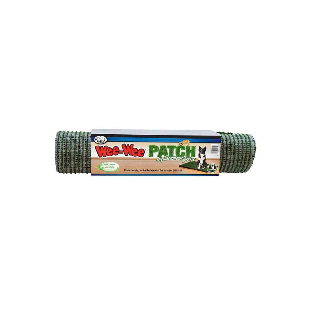 Four Paws-Four Paws - Wee-Wee Patch Indoor Potty Replacement Grass - Medium - Waste Management