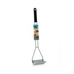 Four Paws-Four Paws - Wire Rake Scooper for Grass - Black - Waste Management