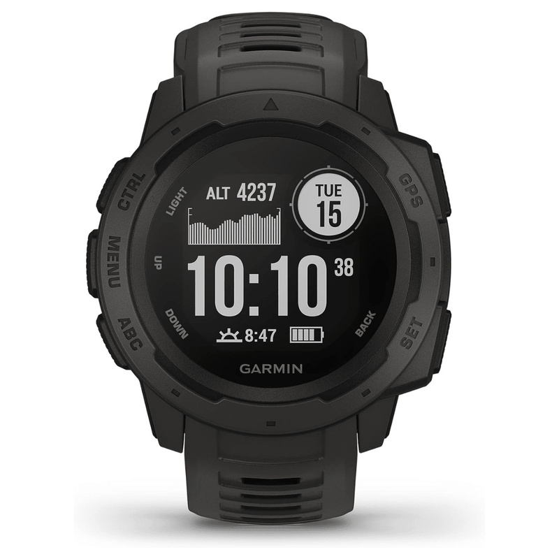 Garmin - 02064-00 Instinct Rugged Outdoor Watch with GPS Graphite - Accessories and Parts-zoom-