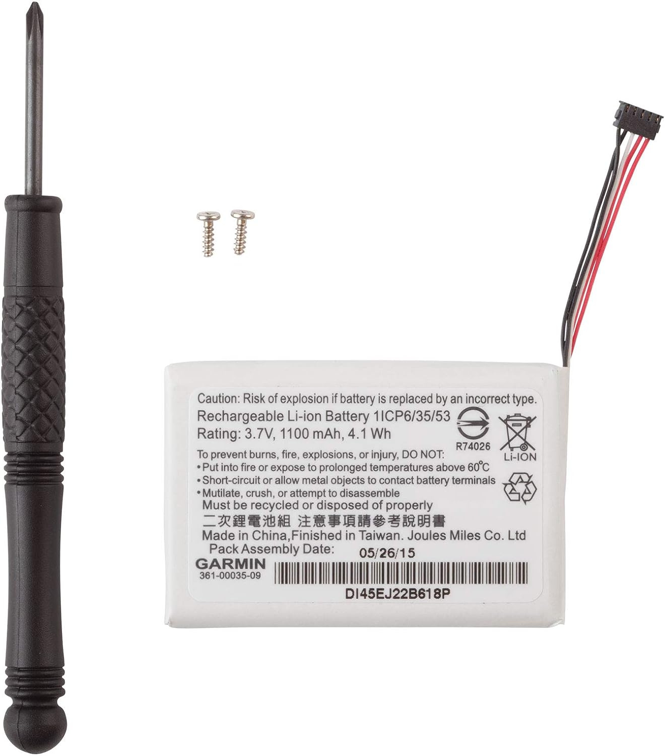 Garmin-Garmin - 11828-40 Replacement Battery for TT15Mini or T5Mini - Accessories and Parts