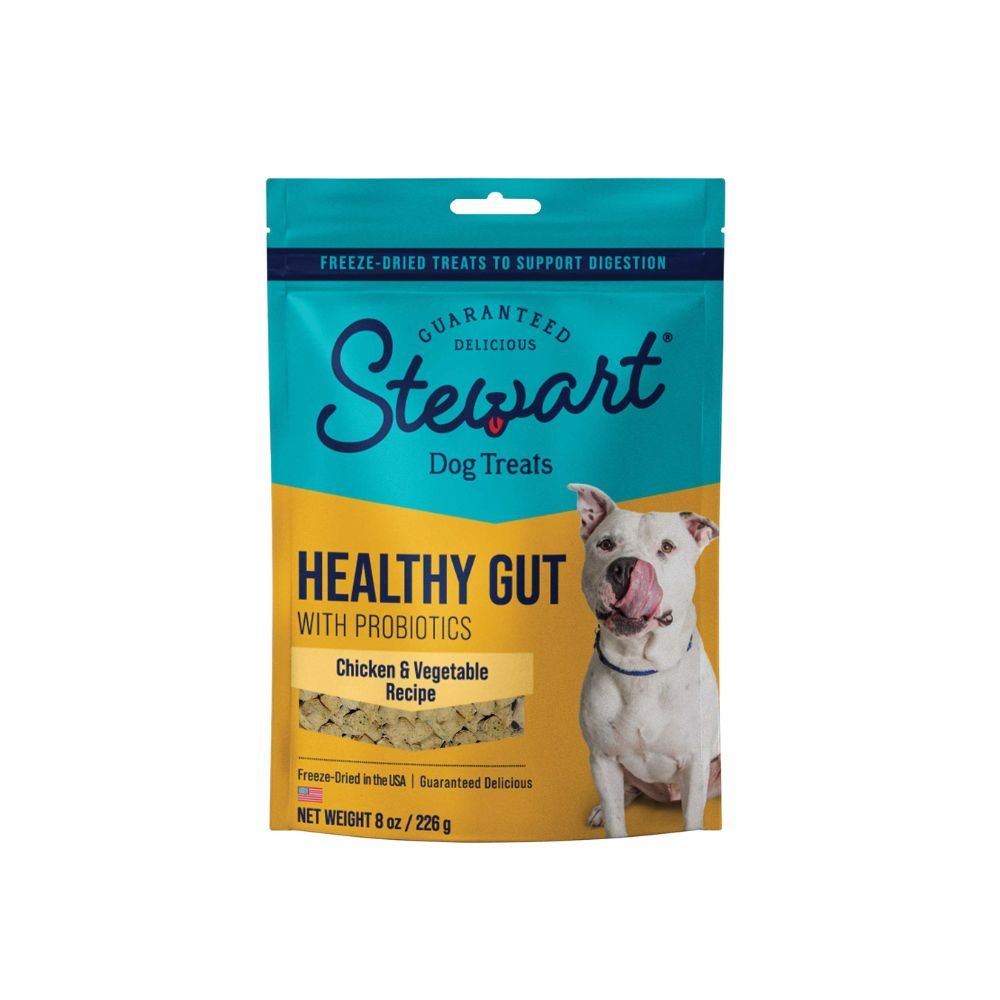 Miracle Corp-Miracle Corp - Stewart Dog Healthy Gut Chicken and Vegetable Treats - 8 ounces - Dog Treats