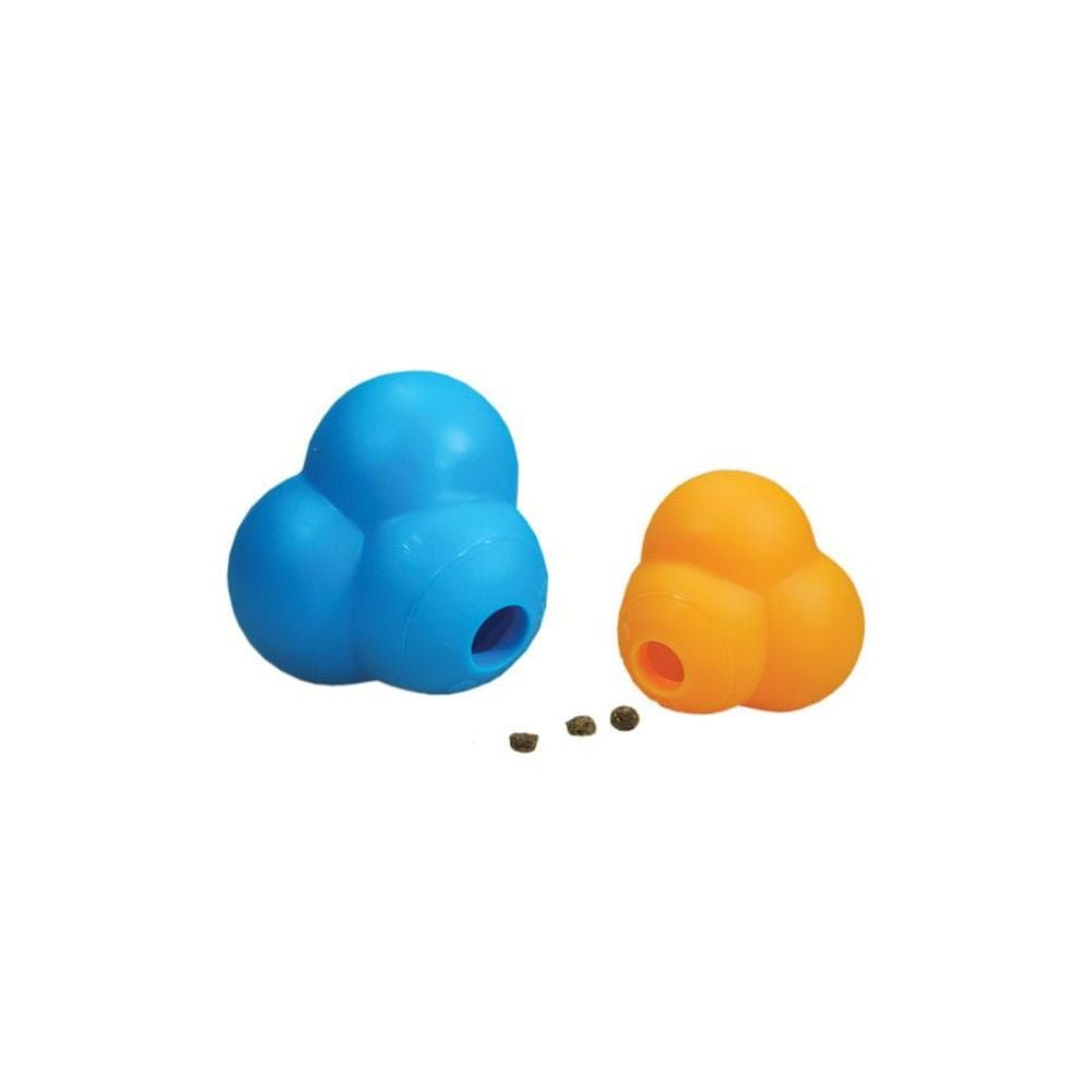 Our Pets-Our Pets - Dog Atomic Treat Ball Blue or Orange - 3.75″ x 3.75″ x 3.75″ - Dog Treats