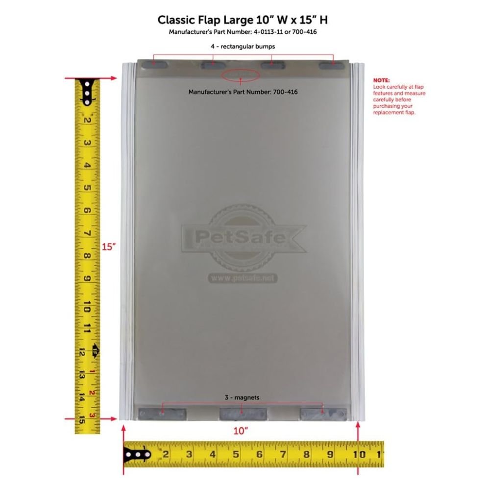PetSafe-PetSafe - 4-0113-11 Classic Replacement Flap - Large