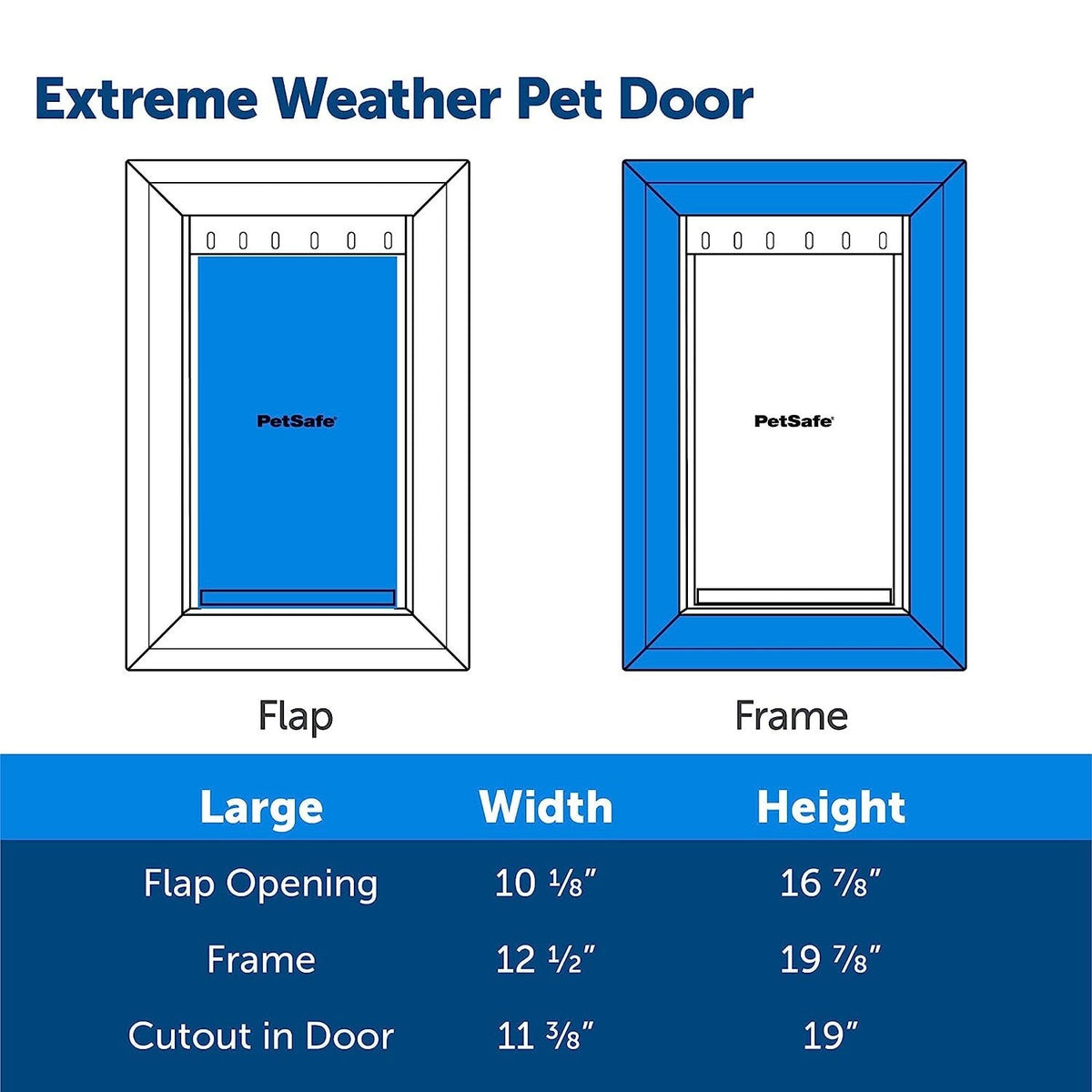 PetSafe-PetSafe Extreme Weather Pet Door - Large