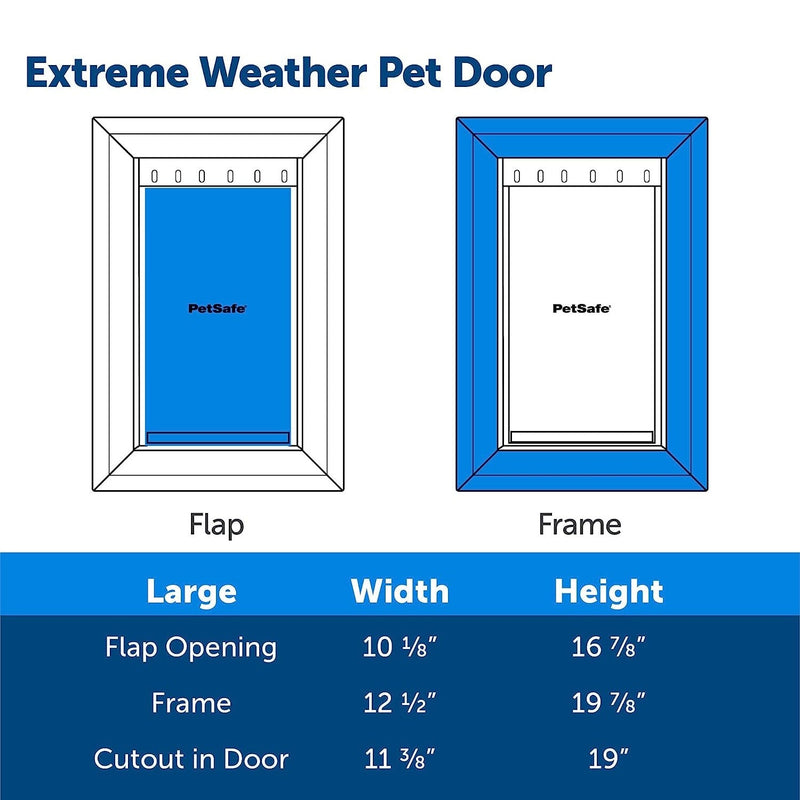 PetSafe Extreme Weather Pet Door - Large-zoom-