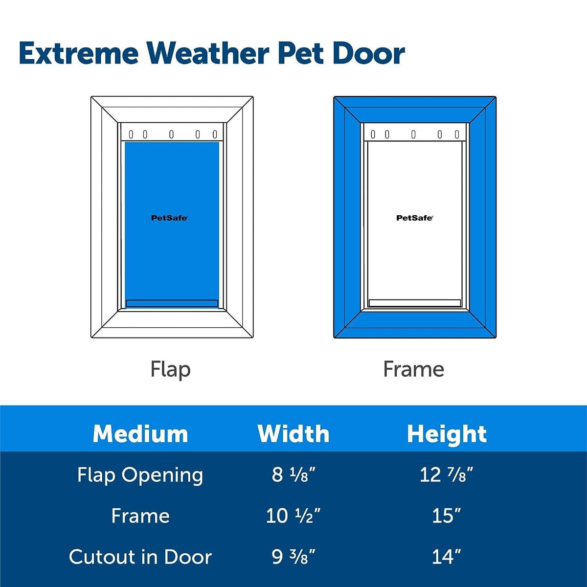 PetSafe-PetSafe Extreme Weather Pet Door - Medium