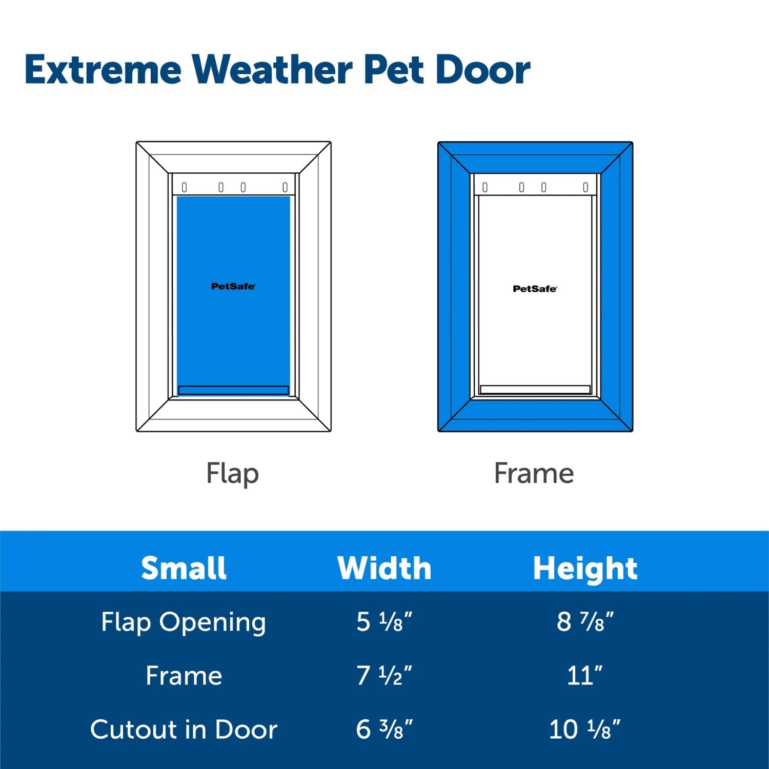 PetSafe-PetSafe Extreme Weather Pet Door - Small