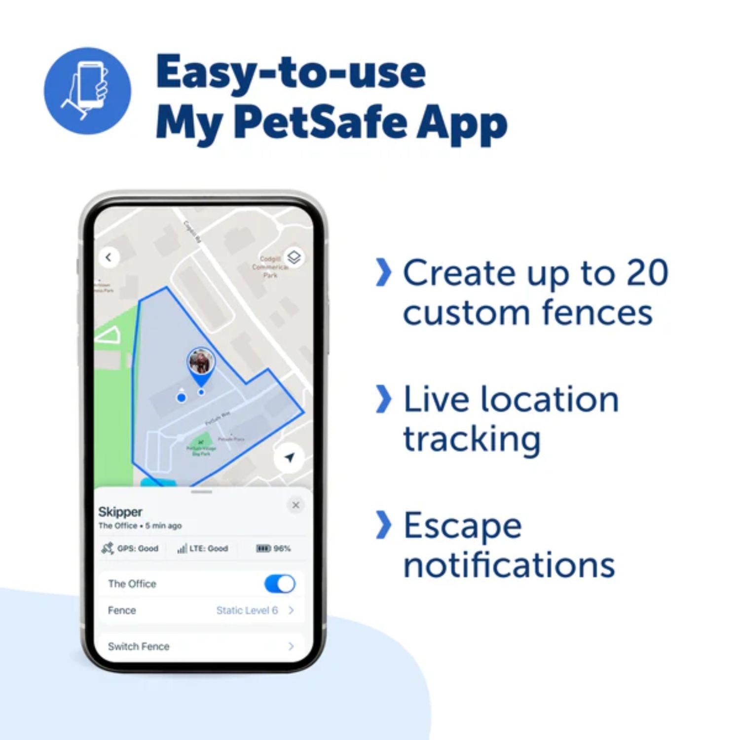 PetSafe-PetSafe - PIF00-17804 - Guardian® GPS + Tracking Dog Fence Collar - E-Fence