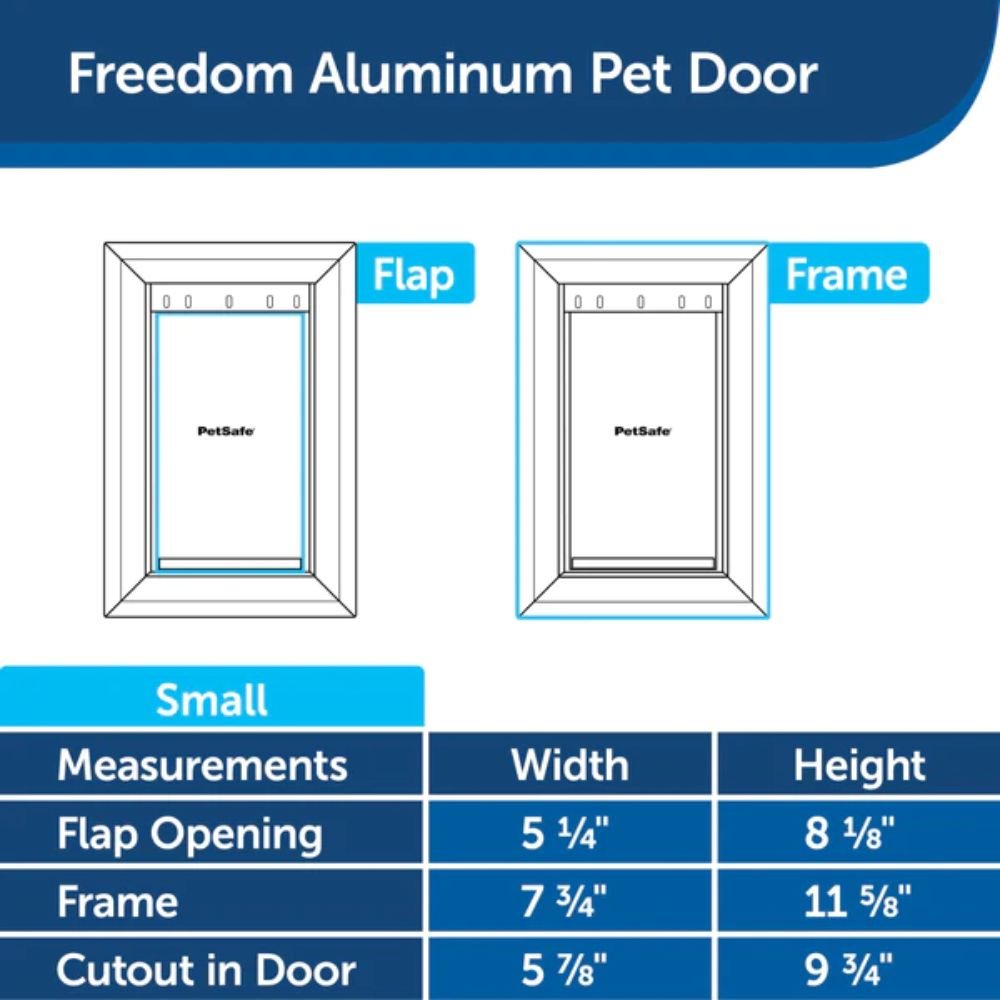PetSafe-PetSafe - PPA00-10859 Freedom® Aluminum Pet Door - Small - Pet Door