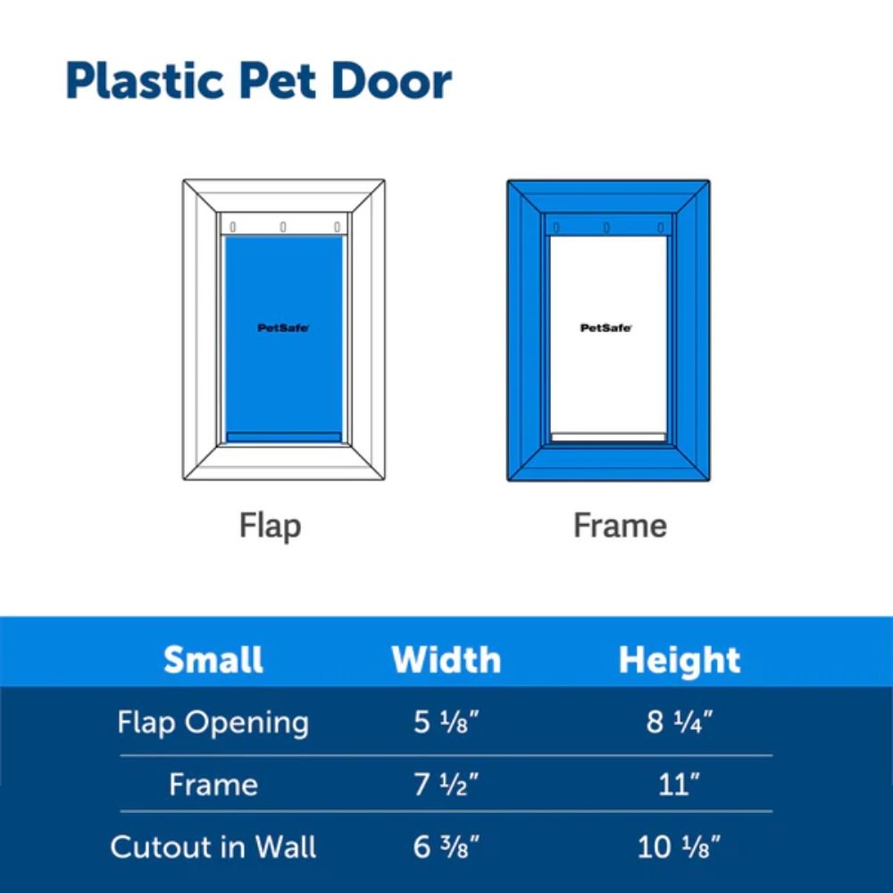PetSafe-PetSafe - PPA00-10958 Plastic Pet Door - Small - Pet Door