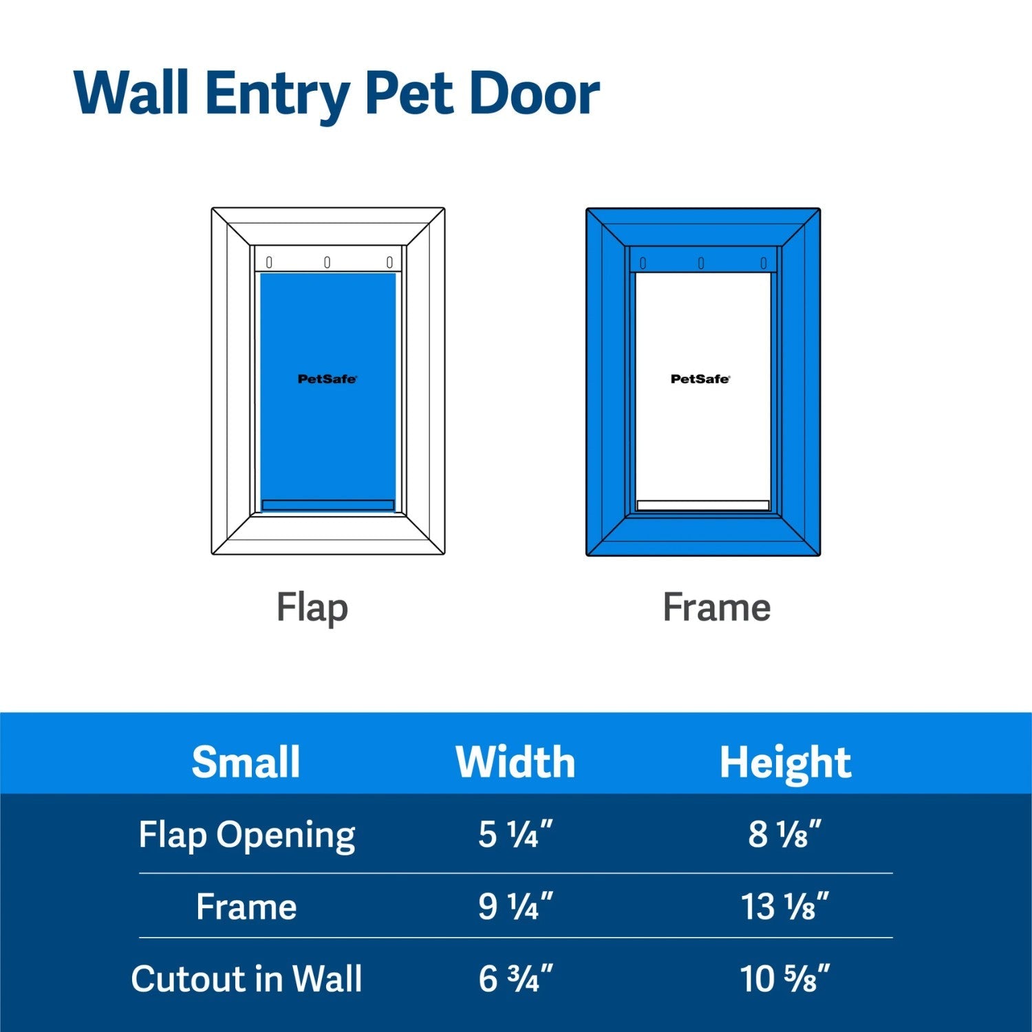 PetSafe-PetSafe - ZPA00-16201 Wall Entry Pet Door - Small