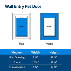 PetSafe-PetSafe - ZPA00-16202 Wall Entry Pet Door - Medium