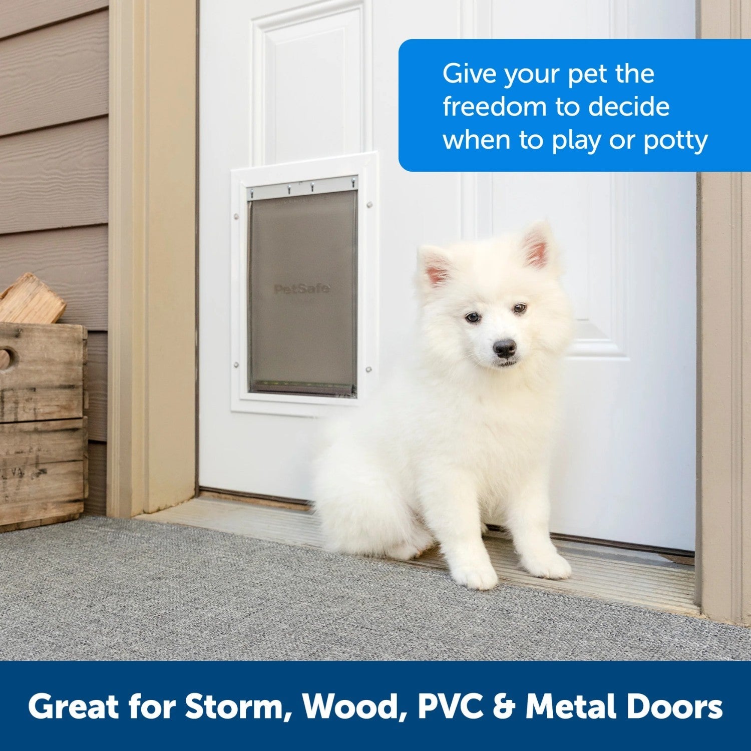 PetSafe-PetSafe - ZPA19-16853 Extreme Weather Aluminum Pet Door - Medium