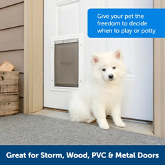 PetSafe-PetSafe - ZPA19-16853 Extreme Weather Aluminum Pet Door - Medium
