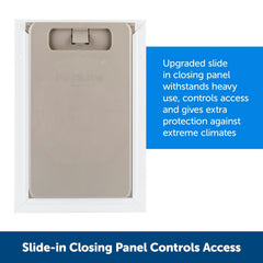 PetSafe-PetSafe - ZPA19-16854 Extreme Weather Aluminum Pet Door - Large