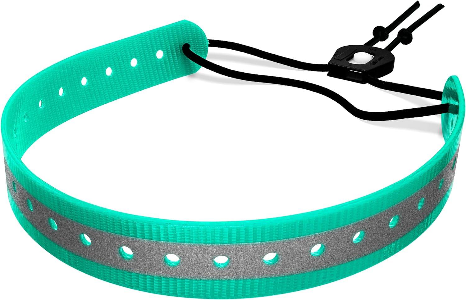 PetsTEK-PetsTEK - E-Collar Reflective Biothane Replacement Bungee Dog Collar Strap - 1" and 3/4"
