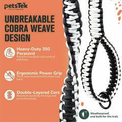 PetsTEK-PetsTEK Heavy Duty Dog Leash For Large Dogs