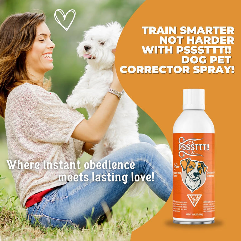 PSSSTTT!! Max Size - Air Spray/Horn Behavior Training for Dogs 340ml-zoom-