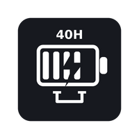 Rechargeable Up to 40 Hours