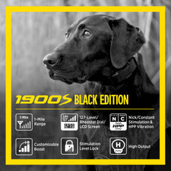 Dogtra 1900S Remote Training Collar Black Edition Features Icon